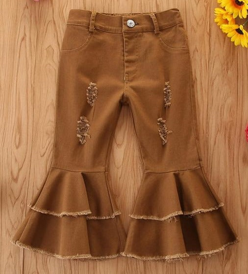 Ripped Bell Bottoms - TruCutieShop