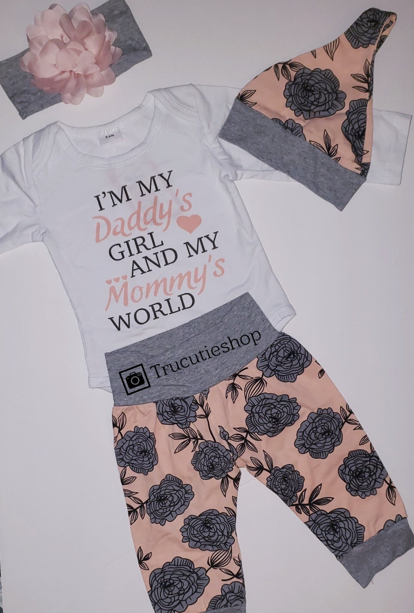 Girls Floral Set - TruCutieShop