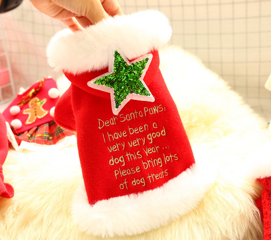 Santa Dog Coat