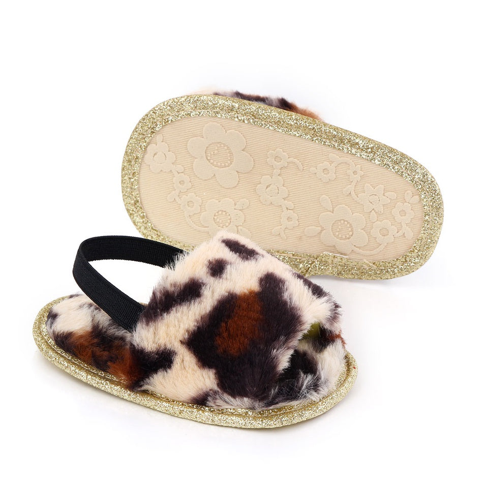 Infant/ Toddler Fluffy slip ons - TruCutieShop